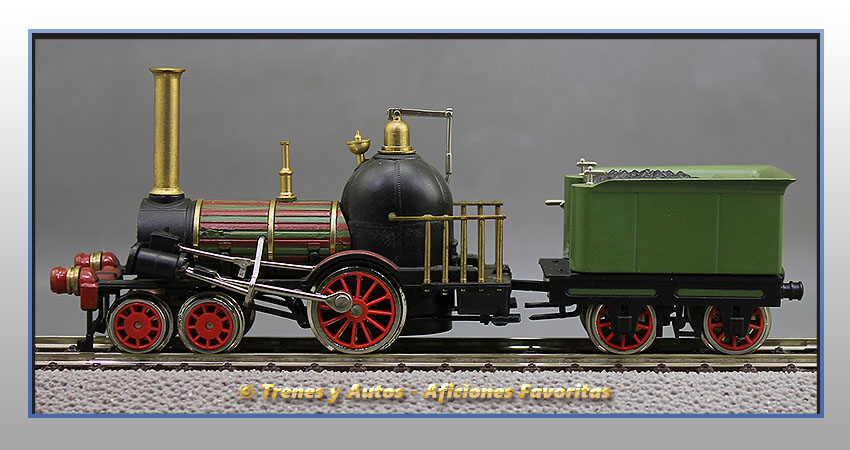Locomotora vapor La Prussia - Berlín Potsdam